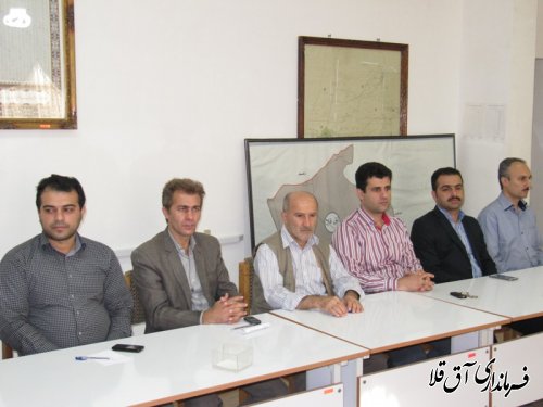 تجلیل از کارمندان فرمانداری شهرستان آق قلا