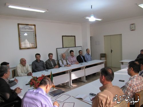 تجلیل از کارمندان فرمانداری شهرستان آق قلا