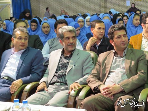 اولین همایش تجلیل از نخبگان هنر آموز و هنر جویان شهرستان آق قلا