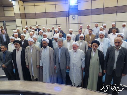 همایش علماء و روحانیون اهل تسنن و تشیع شهرستان آق قلا برگزار شد