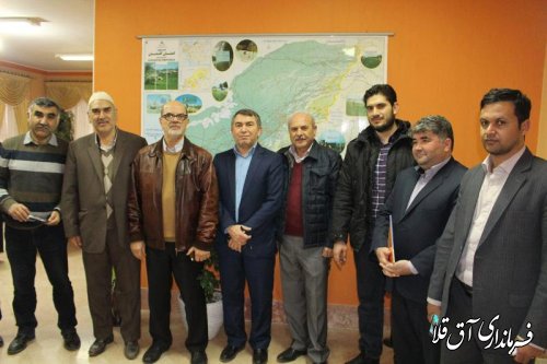 نشست مشترک فرماندار شهرستان آق قلا با سرمایه گذاران ترکیه ای