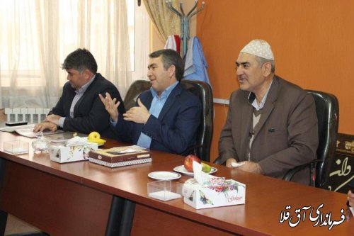 نشست مشترک فرماندار شهرستان آق قلا با سرمایه گذاران ترکیه ای