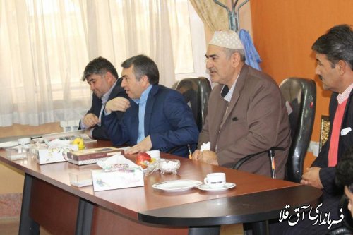 نشست مشترک فرماندار شهرستان آق قلا با سرمایه گذاران ترکیه ای