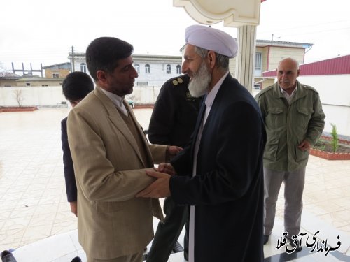 دیدار نوروزی فرماندار و اعضای شورای تامین با ائمه جمعه شهر آق قلا