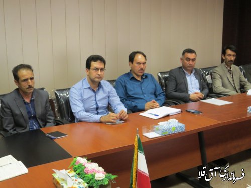 اولین جلسه شورای هماهنگی ثبت وقایع حیاتی شهرستان آق قلا