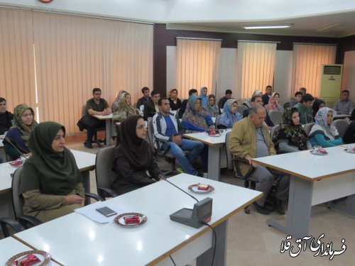 کارگاه آموزشی مهارت های زندگی در شهرستان آق قلا برگزار شد