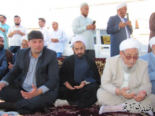 مراسم فارغ التحصیلی طلاب حوزه علمیه"خلفای راشدین"شهر آق قلا برگزار شد