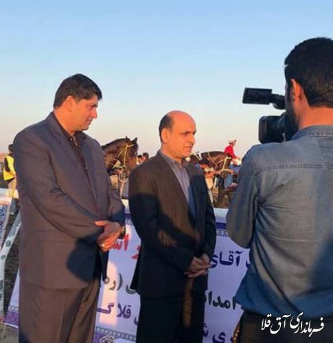 هفته قهرمانی مسابقات سوارکاری کورس پائیزه شهرستان آق قلا برگزار شد