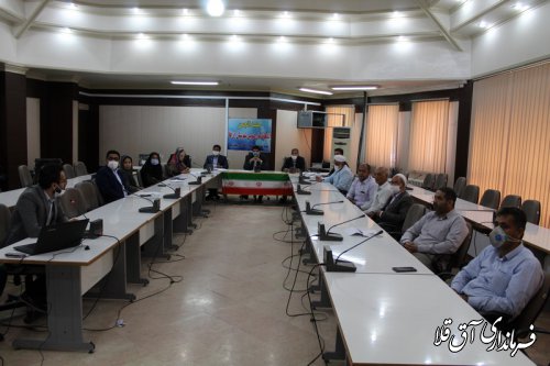 نخستین جلسه انجمن کتابخانه های عمومی شهرستان آق قلا در سال جاری برگزار شد