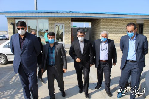 معاون هماهنگی و توسعه منطقه ای وزارت کشور وارد شهرستان آق قلا شد