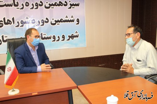 اولین دیدار چهره به چهره سرپرست فرمانداری با مردم شهرستان آق قلا برگزار شد
