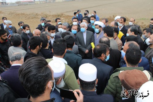 استاندار گلستان از روستاهای بخش وشمگیر شهرستان آق قلا بازدید بعمل آورد