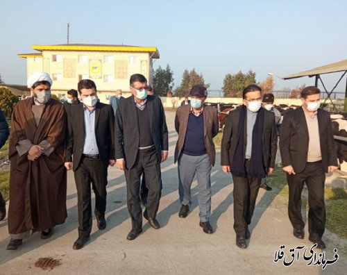 معاون هماهنگی امور اقتصادی استاندار گلستان از واحد گاوداری تک نام بازدید بعمل آورد