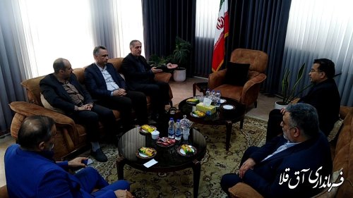 بازدید و دیدار  کمیته امنیت و حقوقی ستاد انتخابات استانداری از فرمانداری 
