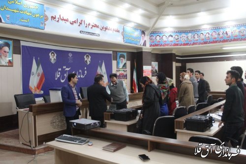 هاشمی فرماندار از کلاسهای آموزشی عوامل و کاربر رایانه بازدید به عمل آورد 