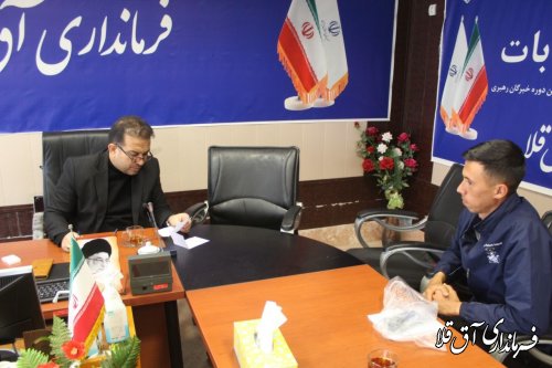 ملاقات  مردمی فرماندار با مراجعه کنندگان برگزار شد 