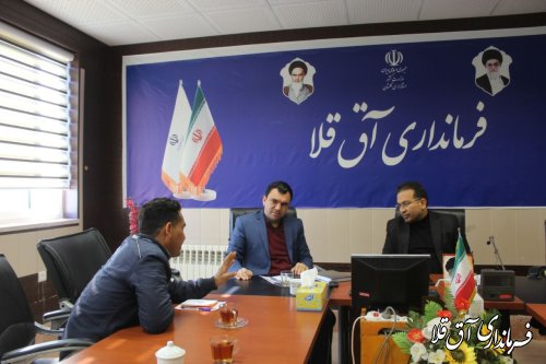 ملاقات  مردمی فرماندار با مراجعه کنندگان برگزار شد 