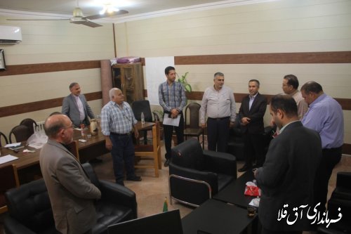 عرض خدا قوت  فرماندار  و رییس دادگستری به اعضاء  کمیته های ستاد انتخابات