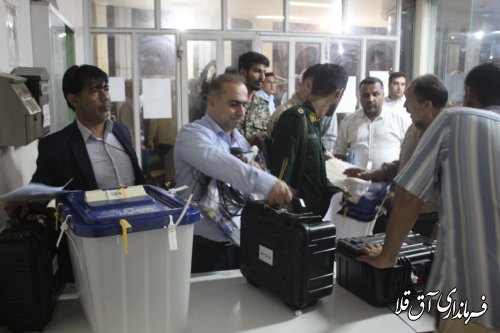 پایان زمان انتخابات و تحویل گرفتن صندوقهای اخذ رای