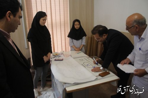 تحویل تعرفه های شعب اخذ رای به مخزن ستاد انتخابات آق قلا