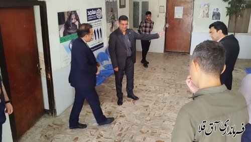 دیدار فرماندار با اعضای شهرداری آق قلا