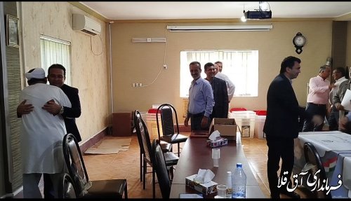 بازدید فرماندار از ستاد انتخابات  بخشداری انبارالوم 