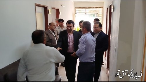 بازدید فرماندار از ستاد انتخابات  بخشداری انبارالوم 
