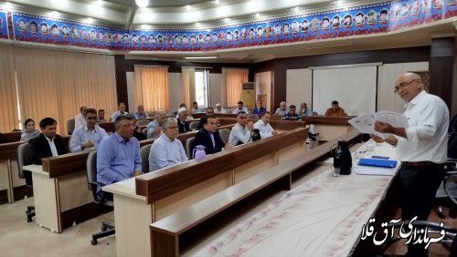 نشست توجیهی  نمایندگاه ویژه فرماندار با رییس هیات اجرایی