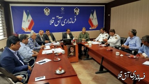 جلسه شورای ترافیک شهرستان به ریاست فرماندار تشکیل گردید .
