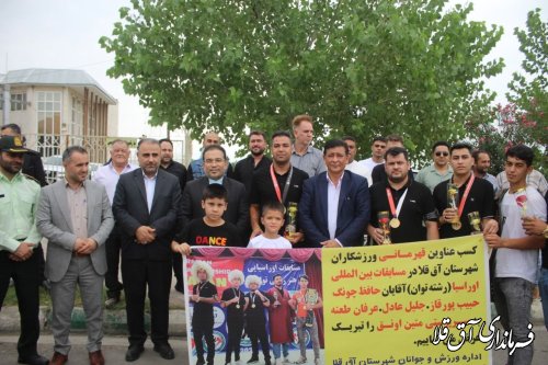استقبال مسئولین ار مدال آوران  المپیک
