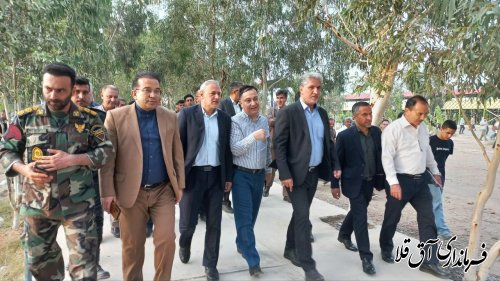 بازدید مسئولین از مسابقات اسب دوانی کورس  تابستان
